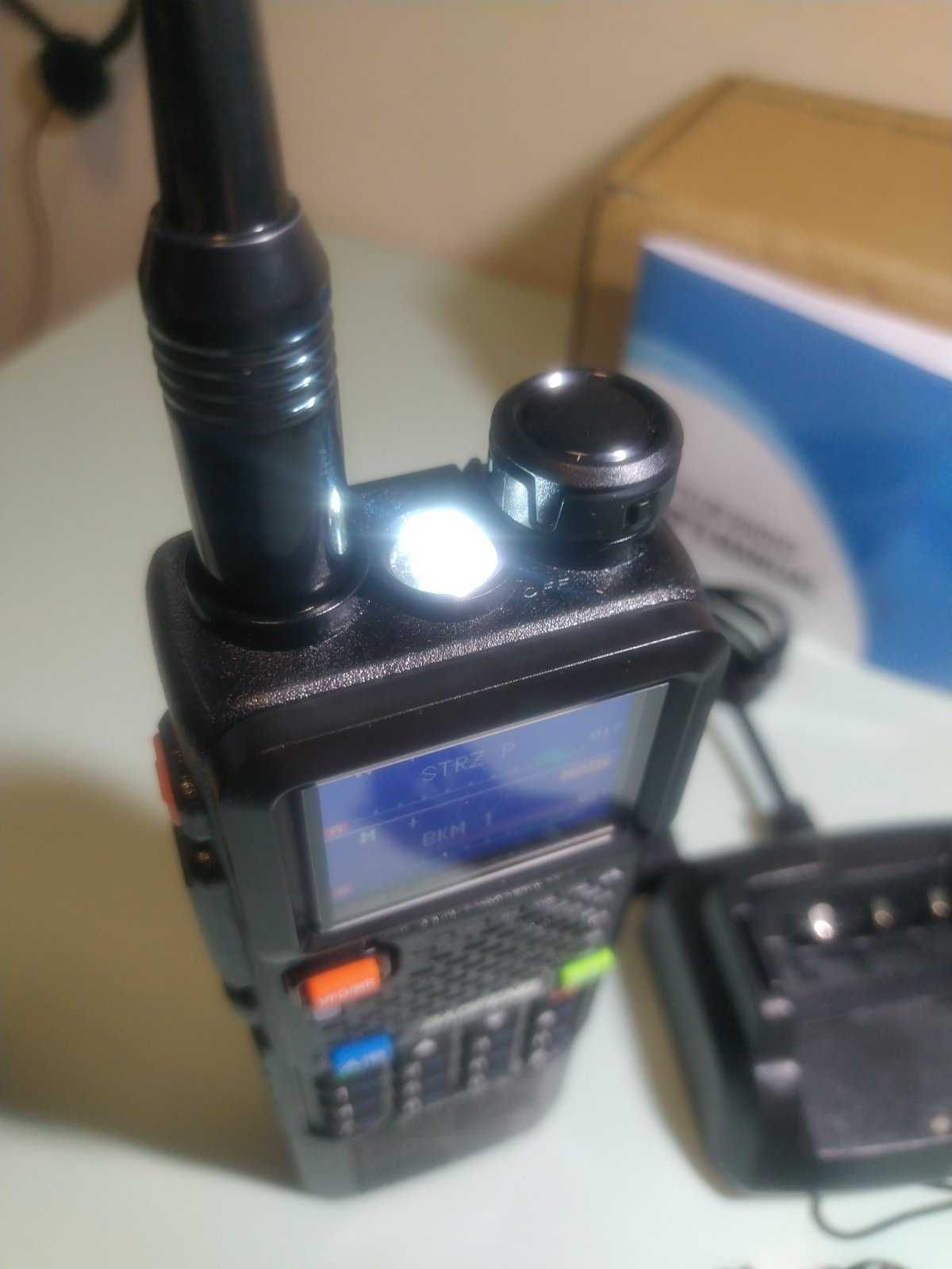 Nowy Radiotelefon Baofeng UV-5RH Zaprog USB-C MEGA Bateria