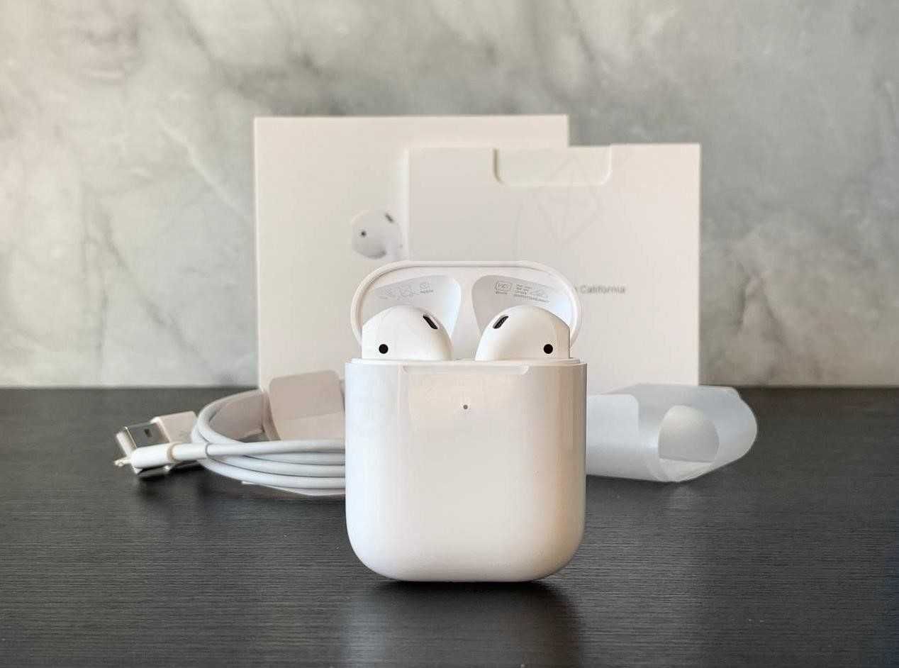 Бездротові навушники AirPods 2 Топове звучання 1в1 з!