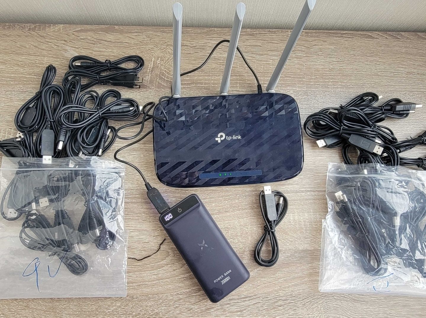 Кабель для живлення роутера 9 і 12v, USB DC, інтернет без світла