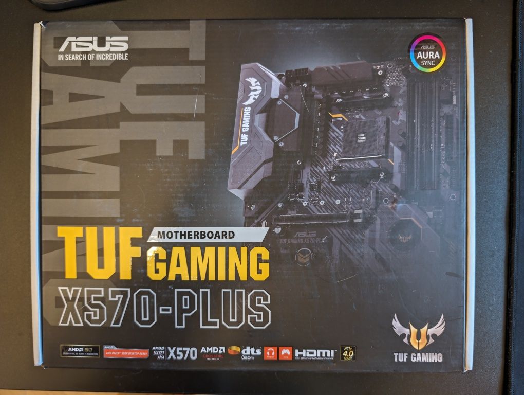 Płyta główna Asus Tuf Gaming x570-plus z kartą sieciowa Asus Pce-AC68