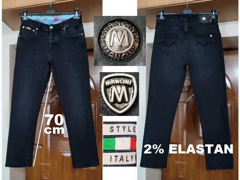 spodnie MANCINI Italy style pas 76 77 78 - 80 81 82 W30 L27 j. NOWE