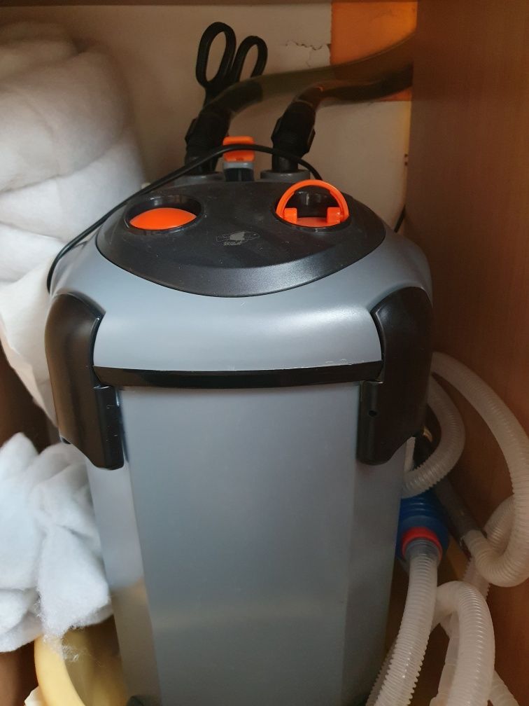 Akwarium 120 l z rybkami i calym osprzetem