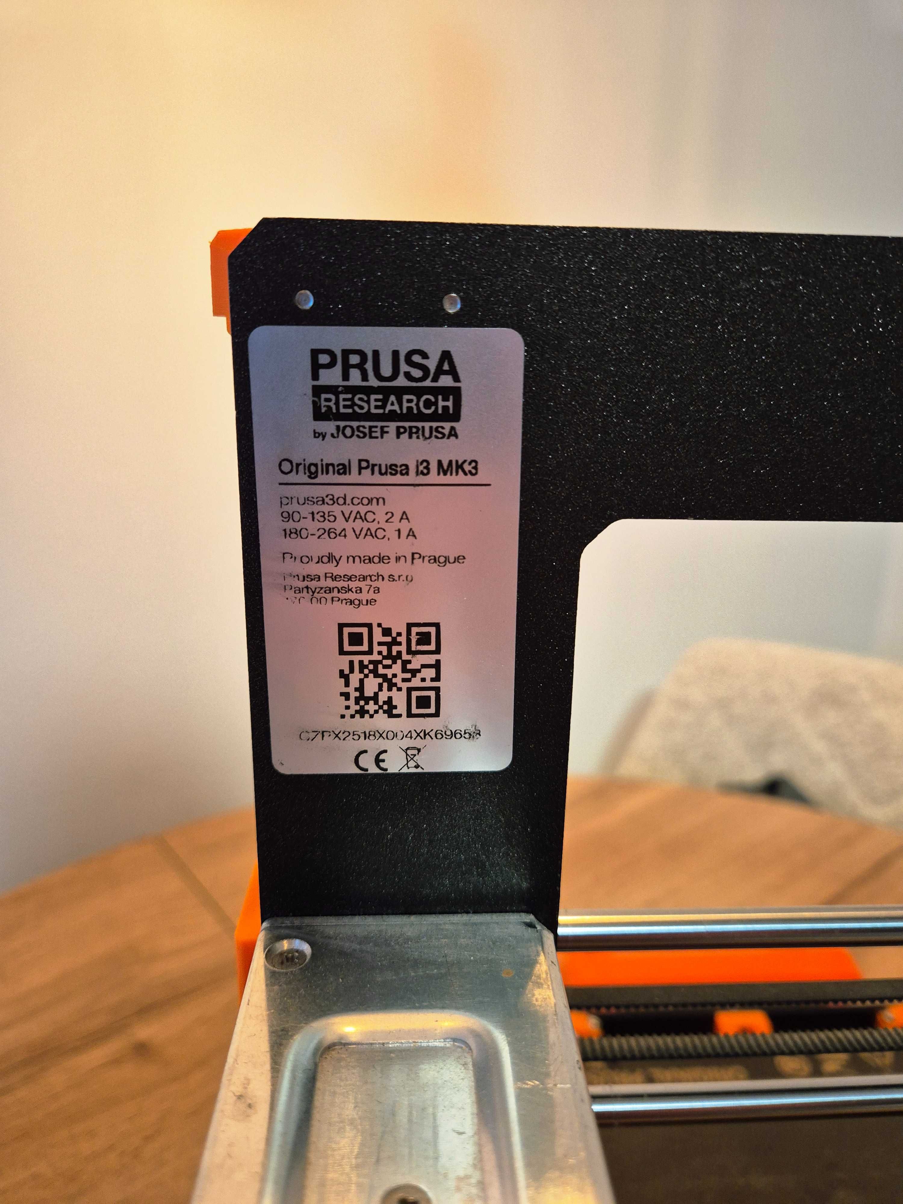 Drukarka 3D Prusa MK3S+ +X E3D V6 | W zestawie Części + filamenty