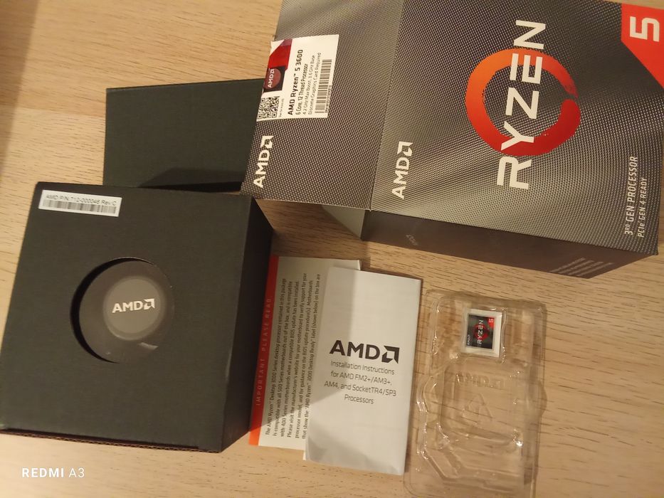 Ryzen 5 3600 com cooler nunca usado