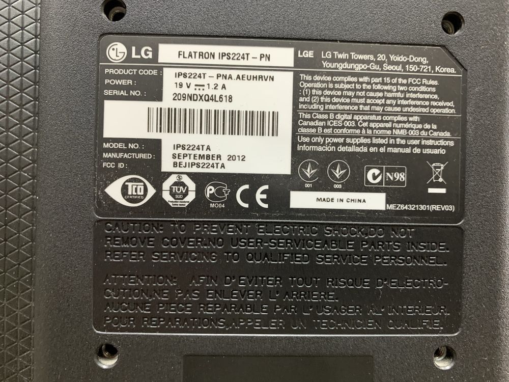 LG Flatron IPS 224T