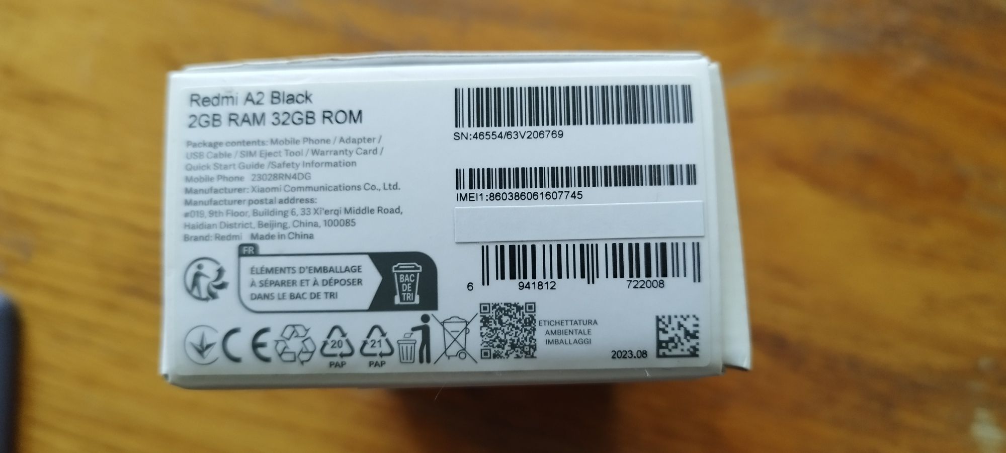 Redmi A2 8 ram 32 rom