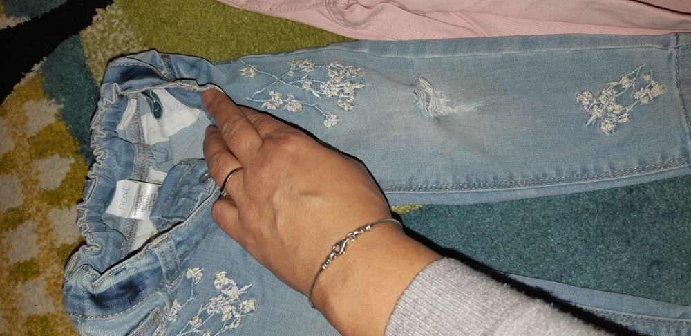 Spodnie jeansy rurki h&m 86