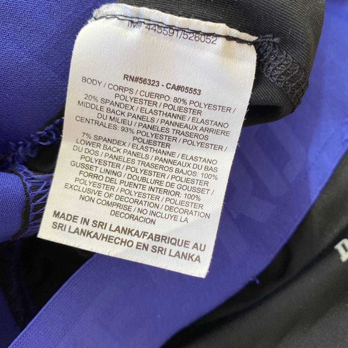 Чорно-сині капрі лосини Черно-синие капри лосины Nike Pro Найк