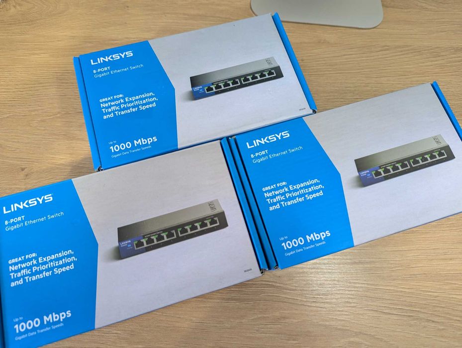 Свитч коммутатор не управляемый Linksys SE3008 8 Port Gigabit USA