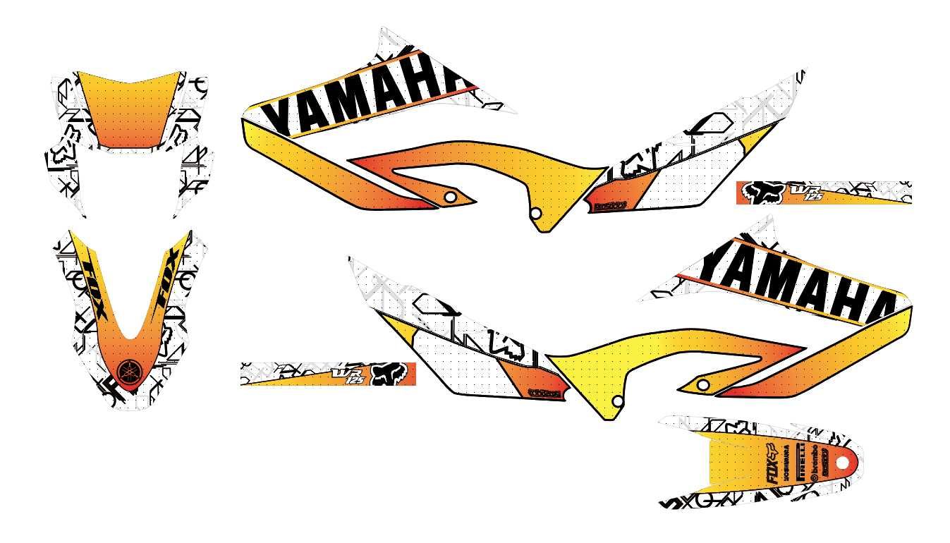 Kit Autocolantes Yamaha WR XT 125