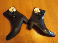 Гумові чобітки Сапожки ботинки резиновые женские