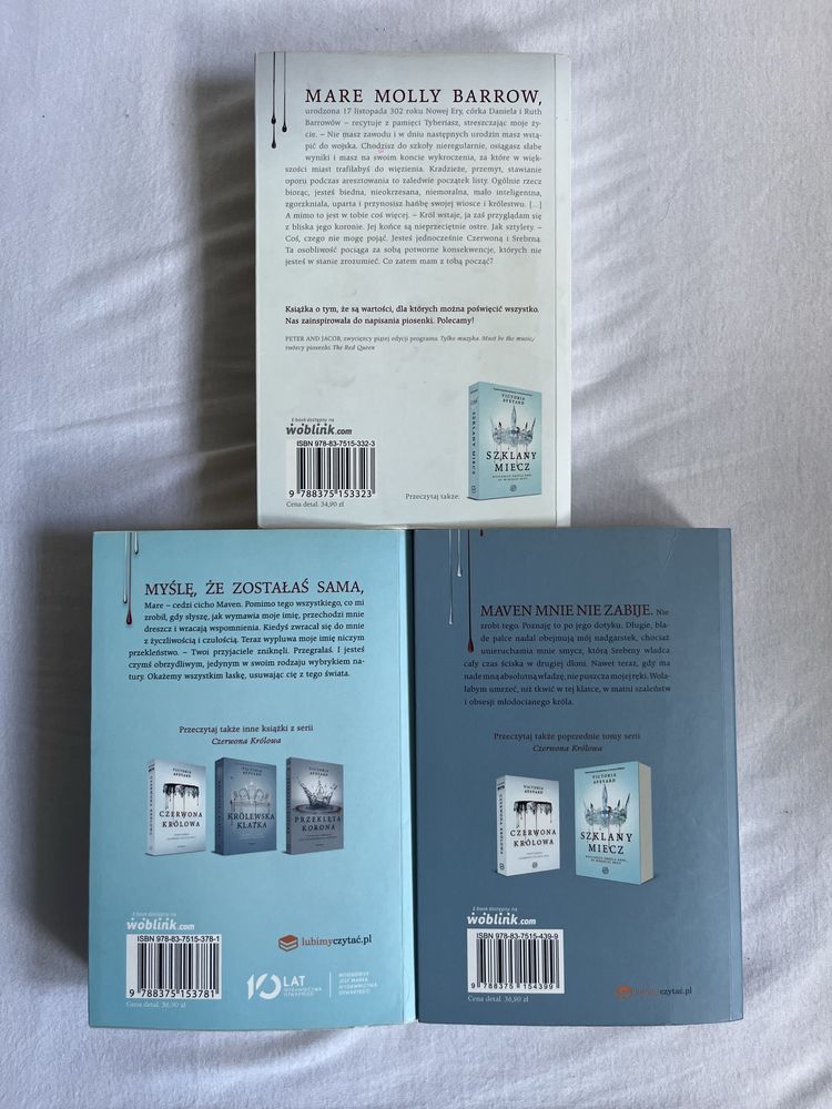 Trylogia Czerwona królowa 1-3
