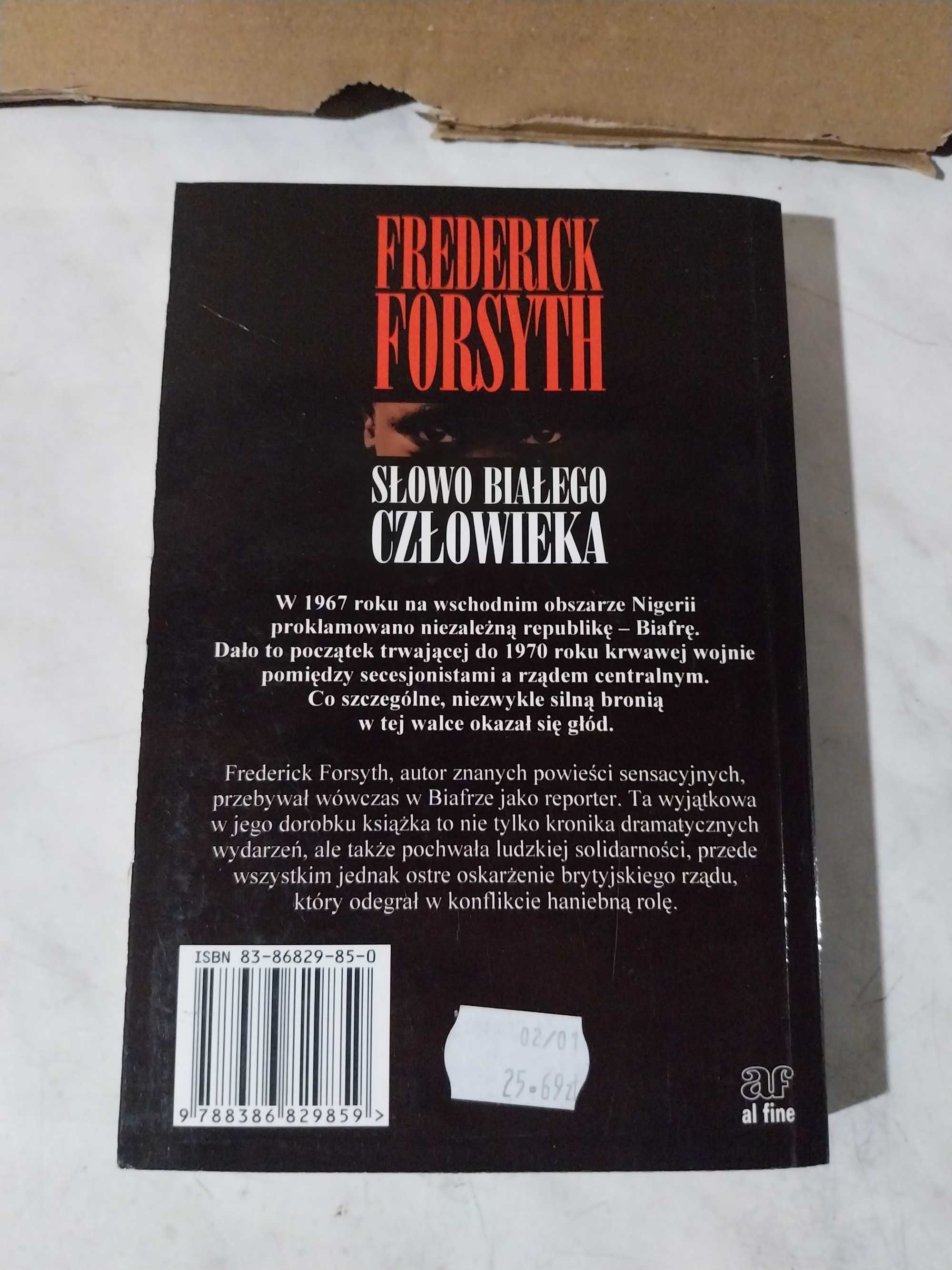 Frederick Forsyth - Słowo białego człowieka