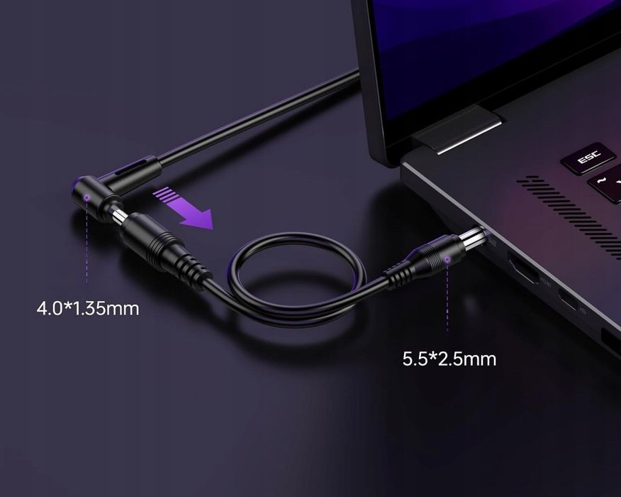 Zasilacz GaN 65W do ASUS VivoBook ZenBook Flip ładowarka + adapter