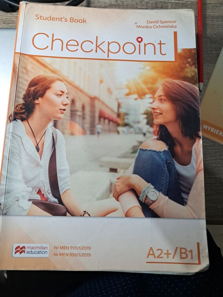 Podręcznik, książka język angielski  A2+/B1 , Checkpoint, Macmillan