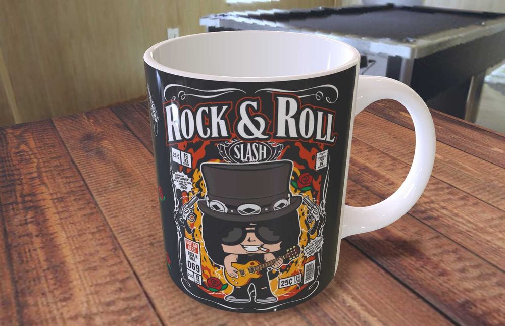 Caneca personalizada Funko-Pop-Slash-GunsAndRoses Novo