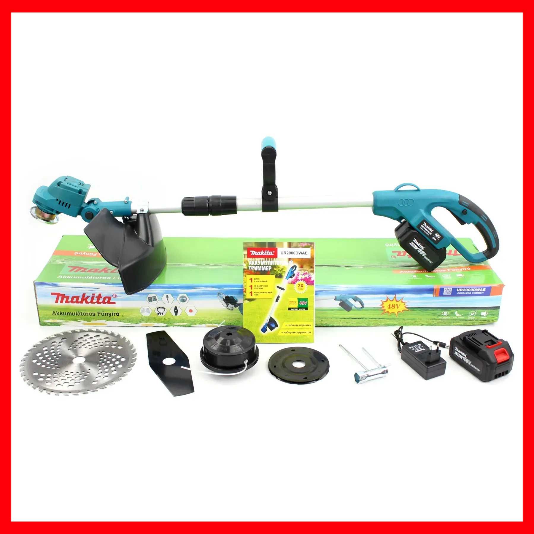 Акумуляторний тример Makita UR2000DWAE. Арт. 6077