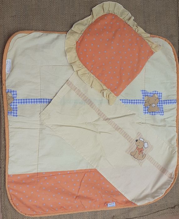 Becik - rożek + poduszka z Drewex Kolorino