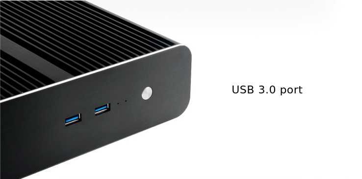 Akasa Euler i3 8100 ITX 16GB RAM 512GB SSD fanless cichy mini komputer