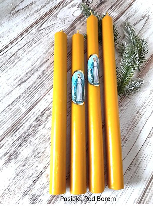 Gromnica z wosku pszczelego