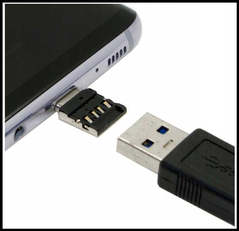Adapter nano OTG HOST USB do USB-C USB3.1 Typ C