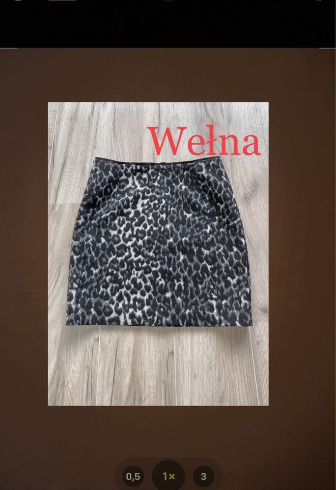 Nowa wełniana zimowa spódnica In wear rozm. 38 / 40