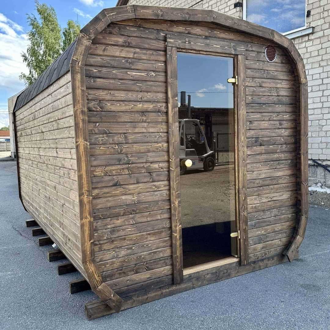 Oferta na sprzedaż sauny Glod 4M Relax - 4,0 x 2,42 m z piecem