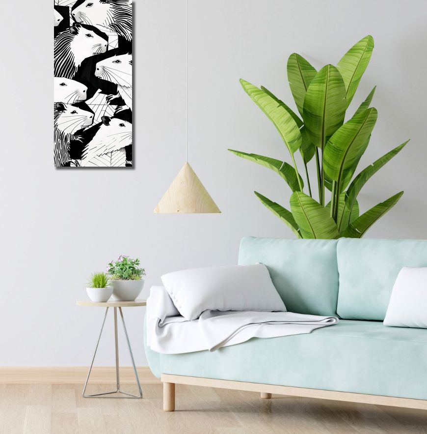 Obraz 30x70cm Gawędziarskie Świstaki