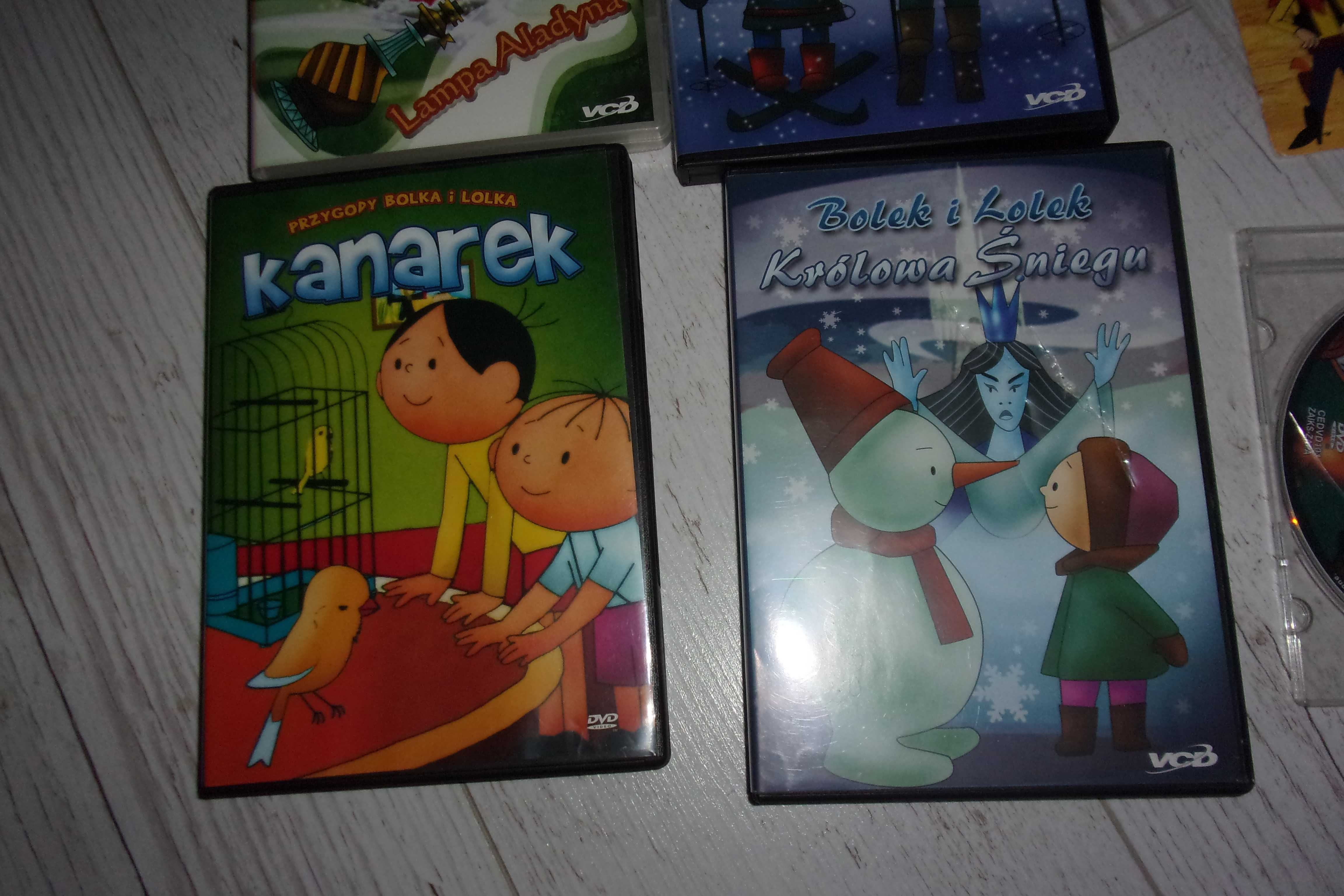 dvd bolek i lolek kanarek biegun alladyn zachód skarb