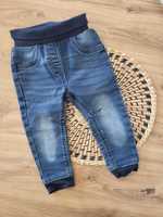 Spodnie jeans joggers r. 86