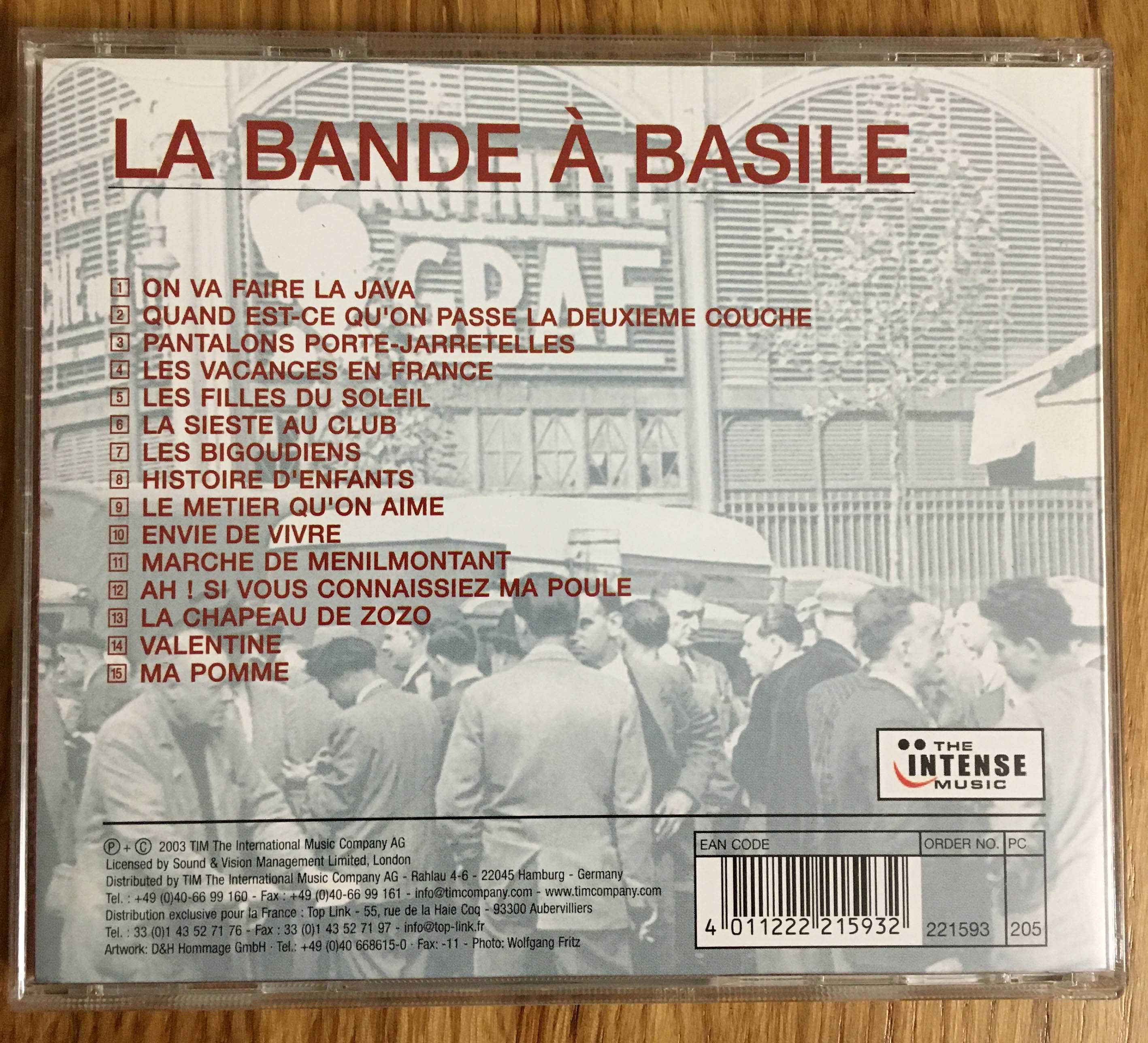 CD - Various Artists - La bande a basile