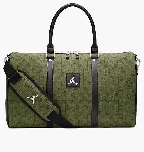 Сумка AIR JORDAN Monogram Olive Duffle Bag / сумка Джордан