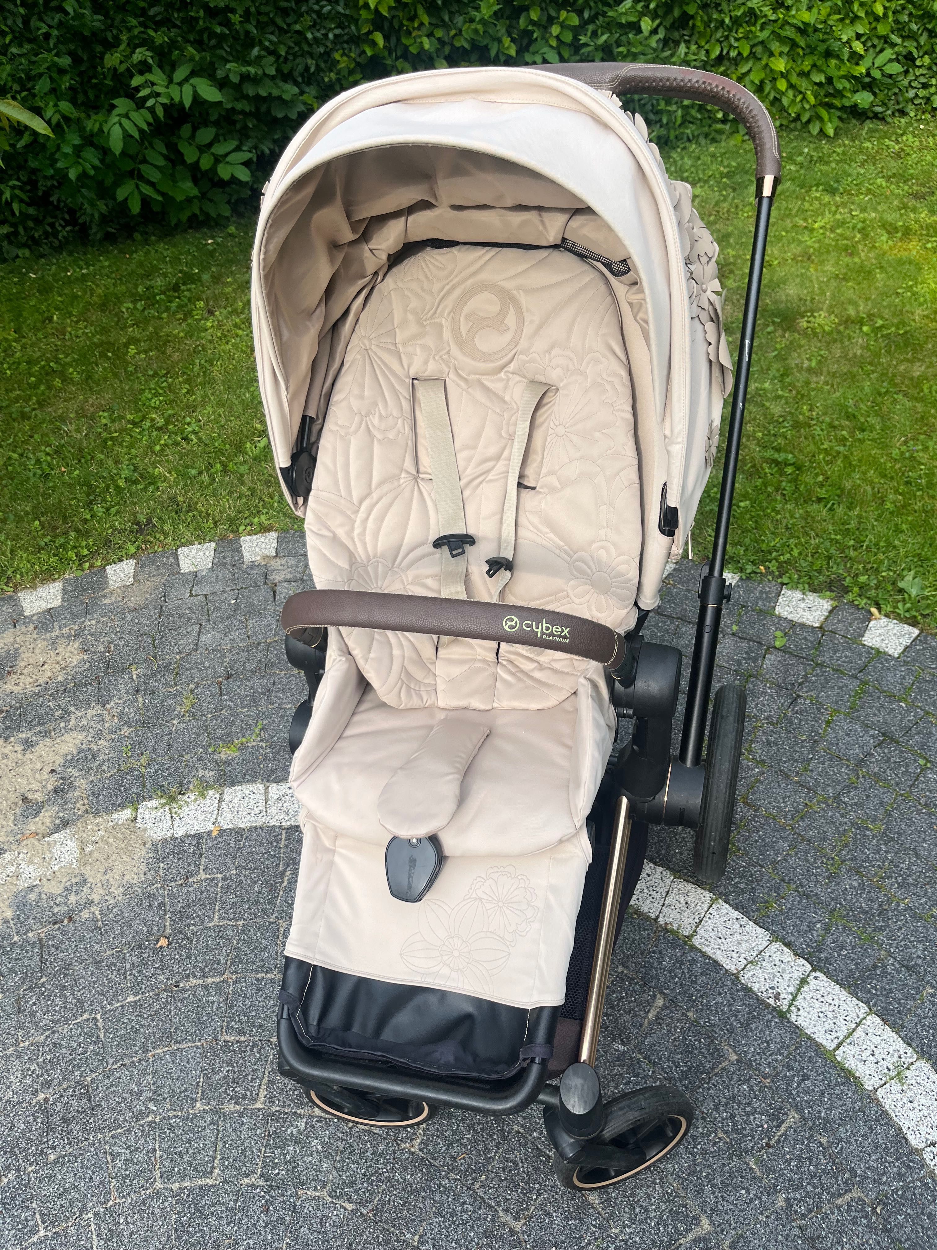 Wózek spacerówka cybex Priam 2.0 simply flowers beige