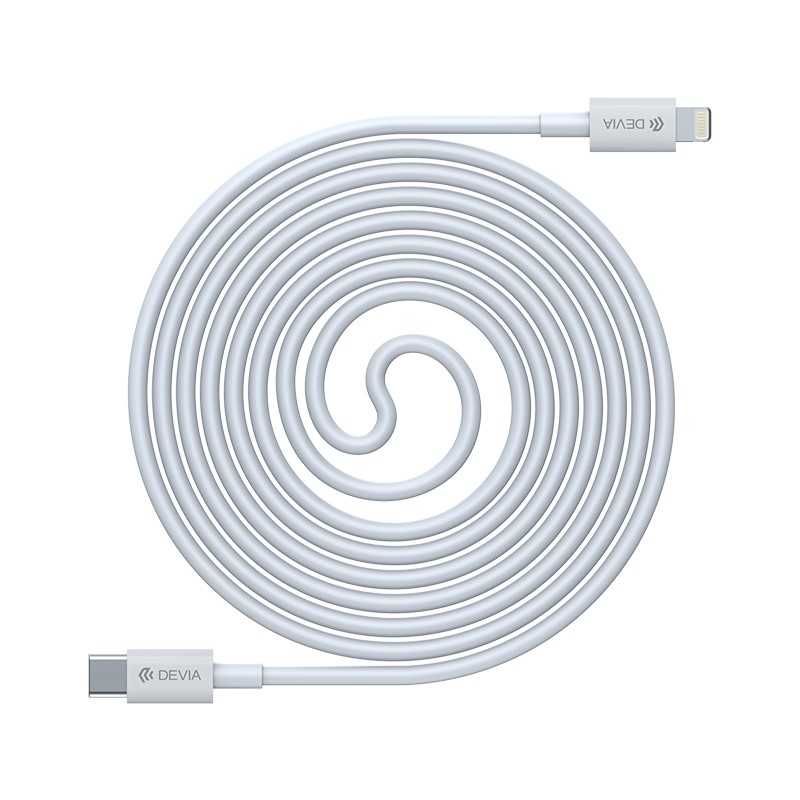 Devia kabel Smart EC146 PD USB-C - Lightning 1,0 m 20W 3A biały