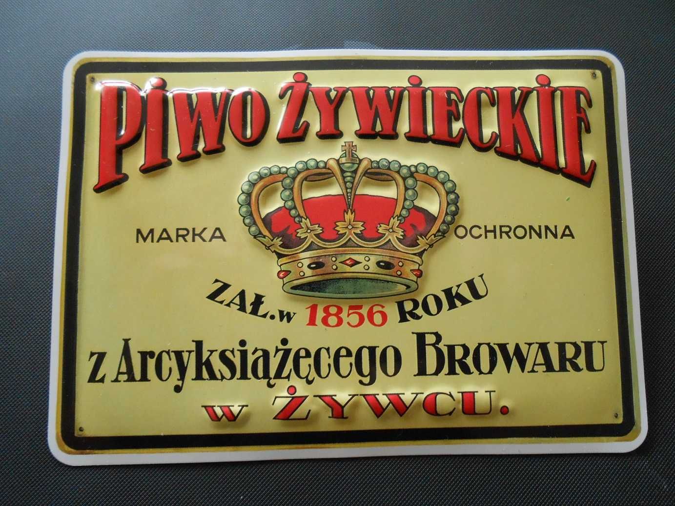 Birofilistyka – Blacha reklamowa – „Piwo Żywieckie”