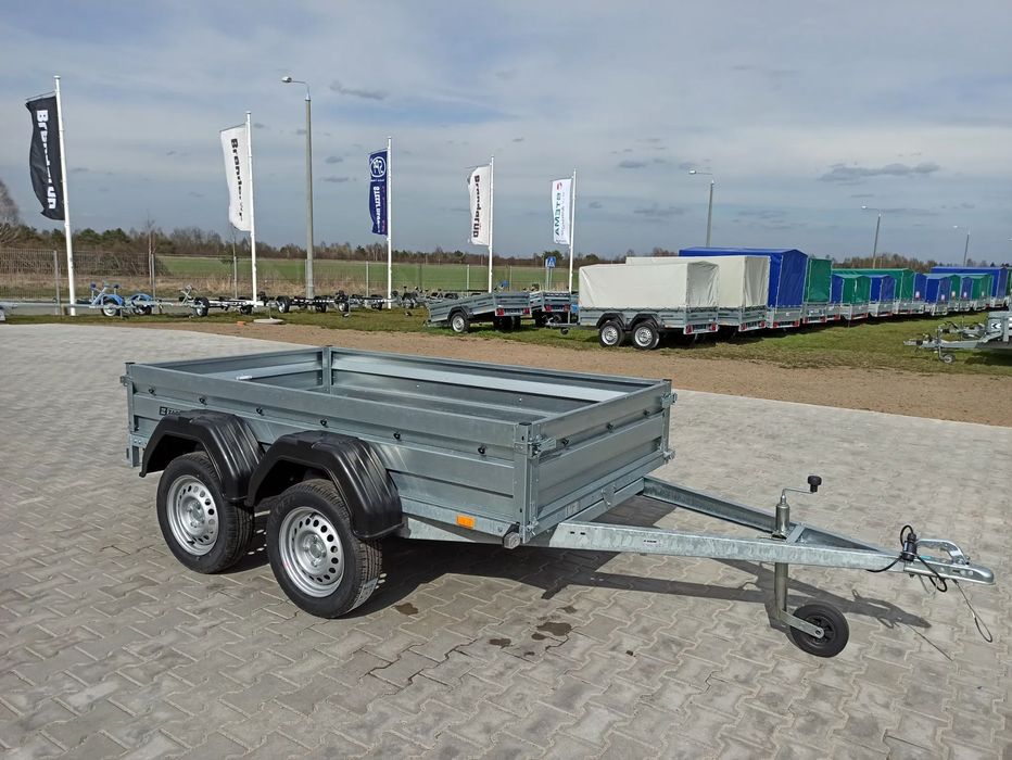 Zaslaw 235T  przyczepa skrzyniowa 2 osie 235x131 cm