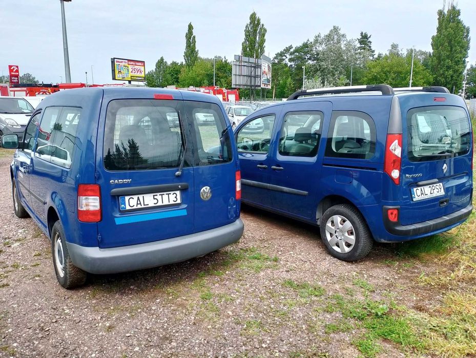VW Caddy 1.4 MPI benzyna 80KM 5-osobowy b. zadbany Jedyny właściciel