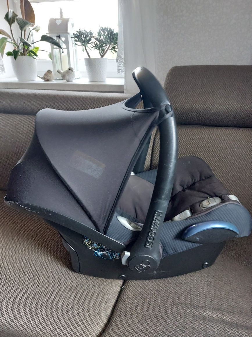 Fotelik 0-13kg Maxi Cosi Cabriofix + baza Family fix zestaw!