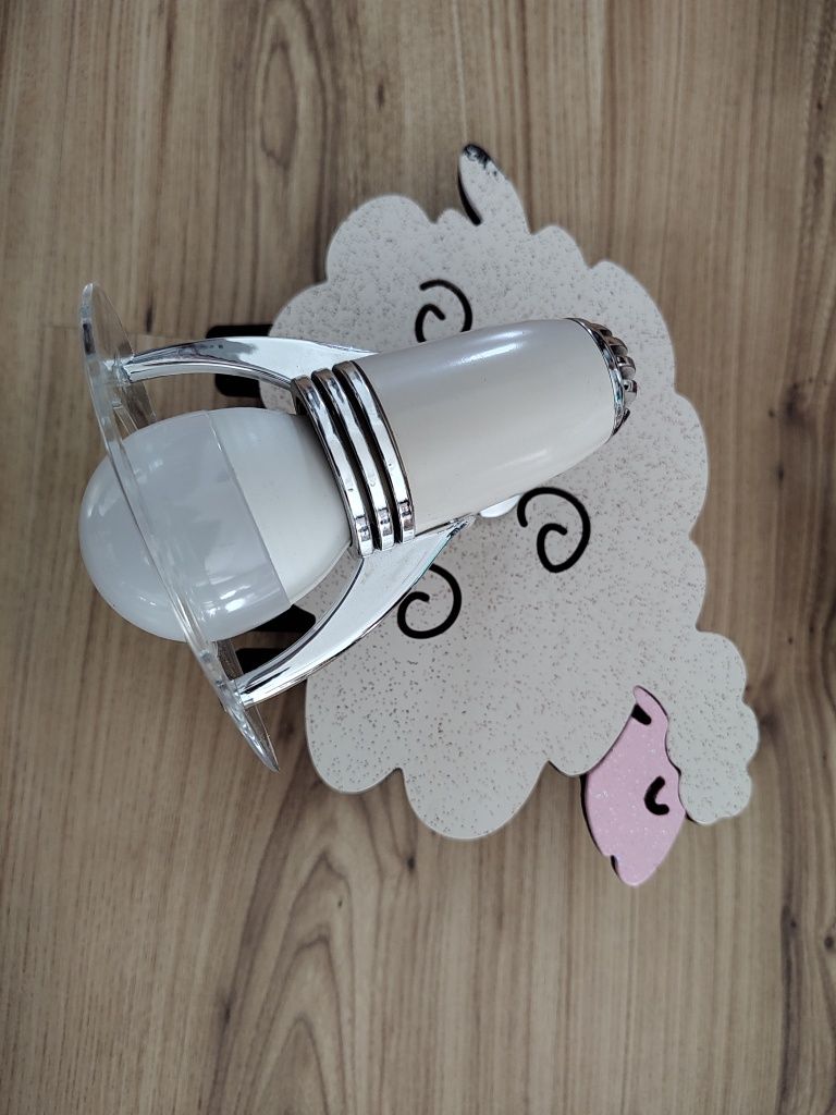 Lampa sufitowa + kinkiet owca dla dzieci