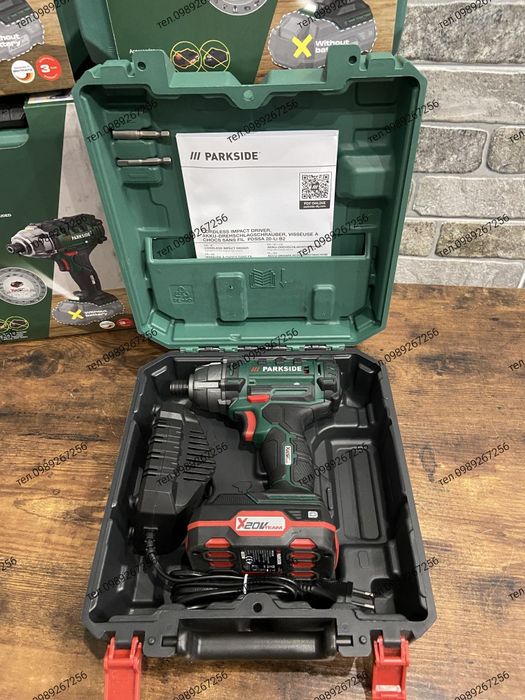 Акумуляторний ударний гайковерт, імпакт, Parkside Німеччина