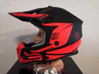 Kask LAZER OR3 PP3  r. M,  r. L  Black- Red Fluo- Matt