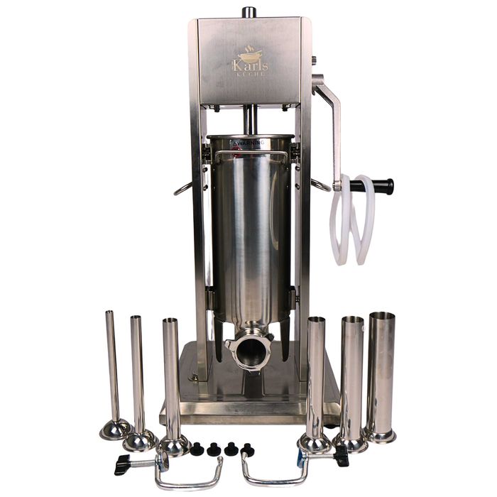 Nadziewarka do kiełbasy kiełbas maszynka pionowa 5L stabilna uszczelki