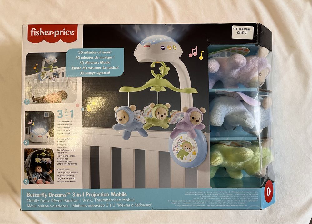 Мобіль проектор в ліжечко Fisher price