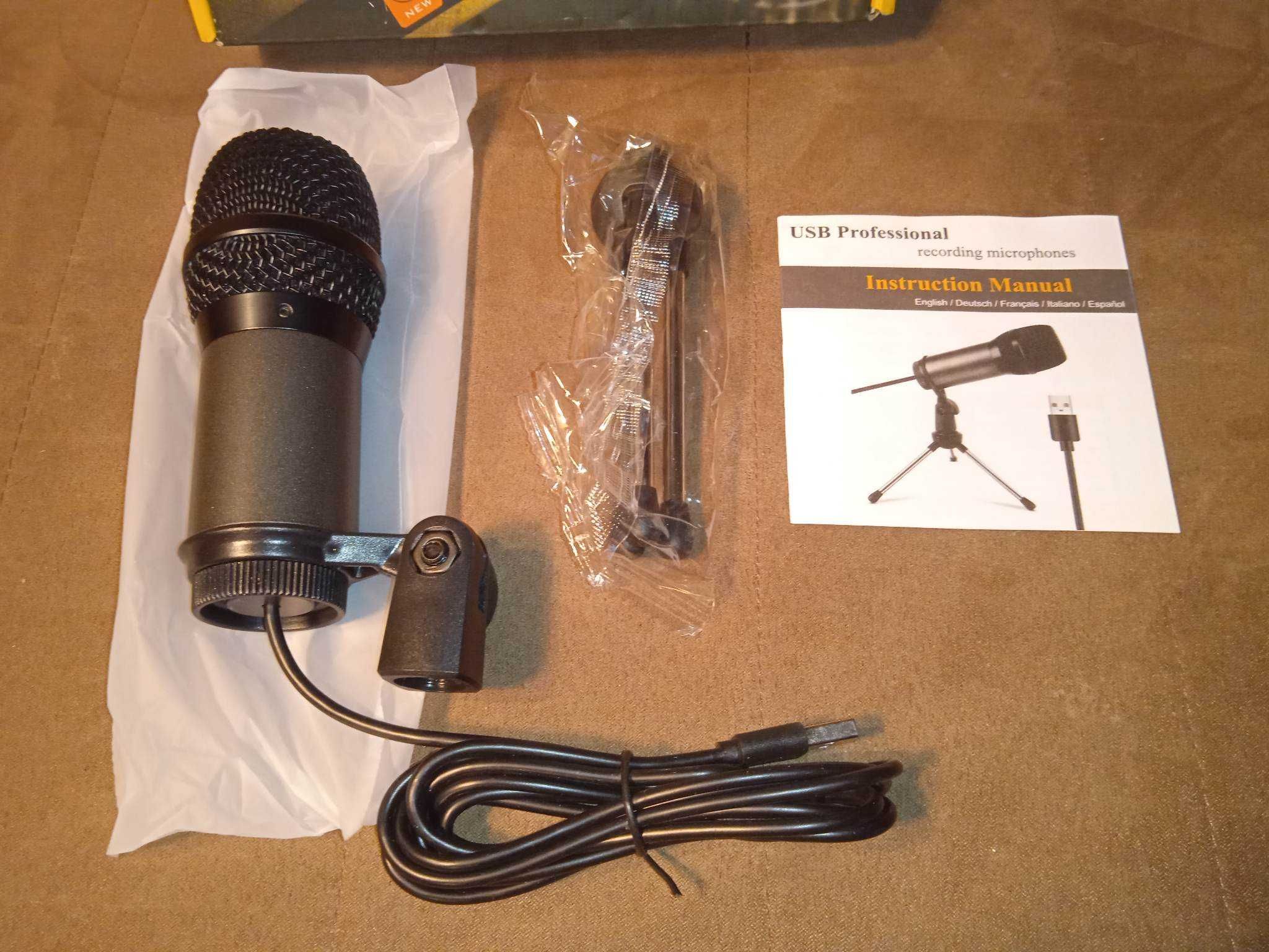 Mikrofon Pojemnościowy USB - Sound Recording