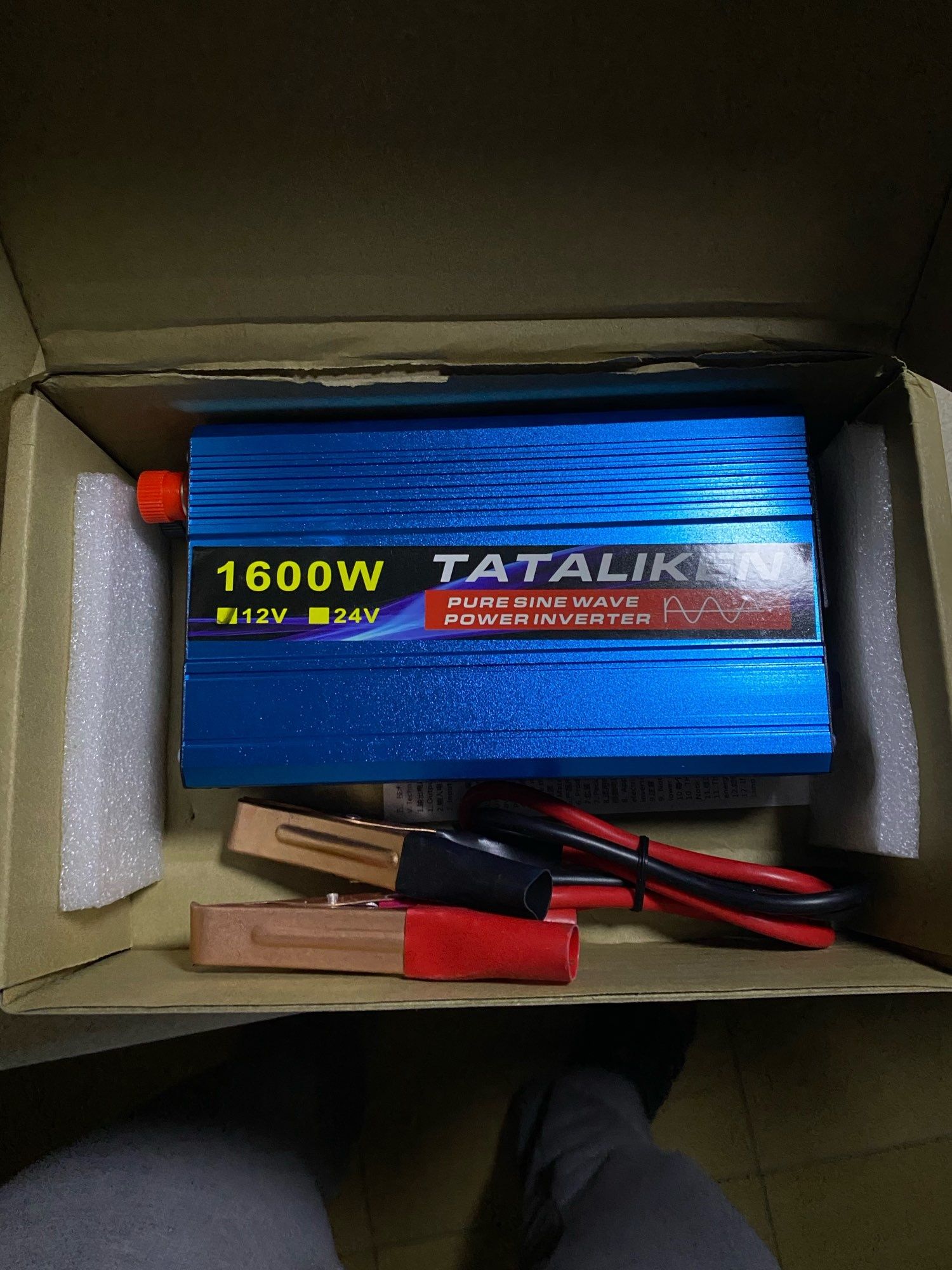 Інвертор 800Вт TATALIKEN 1600, чистий синус, ДБЖ , UPS упс безперебойн