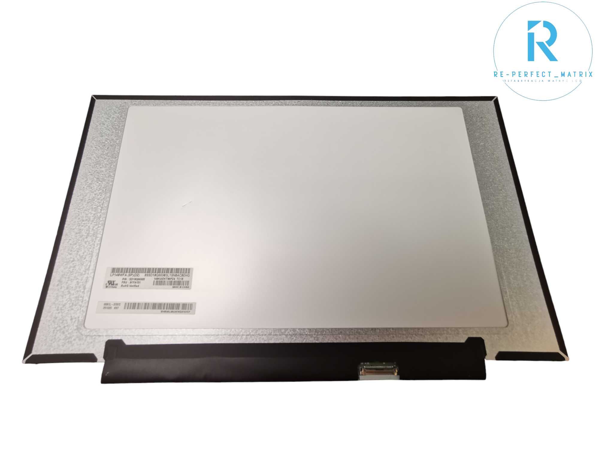 Matryca do laptopa 14.0" FHD IPS N140HAN04.0 matowa odnowiona
