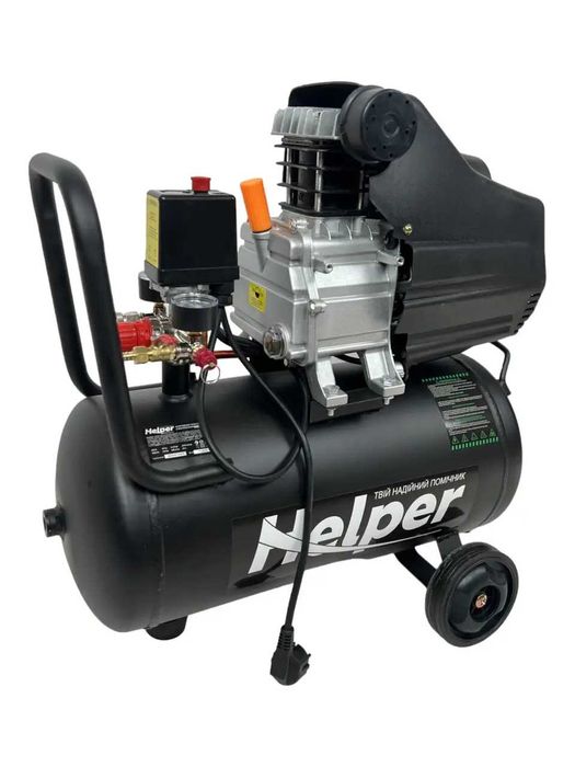Компресор масляний 24 літри 1800 Вт 8 бар Helper HC-24 Гарантія