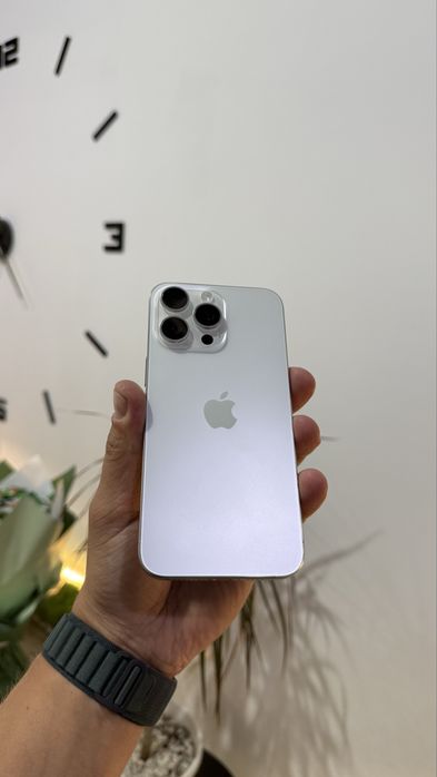 Iphone 15 ProMax 512 Gb Whie Titanium 100% 1 цикл