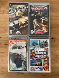 GTA Vice City Stories, NFS Most Wanted, Carbon, ProStreet na PSP