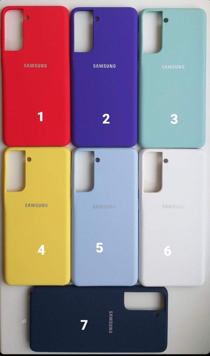 Чехол силиконовый Самсунг S21 Soft-touhc